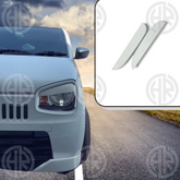 Suzuki Alto 2018–2021 Headlight Eyebrows | Sporty Front-End Styling Trim